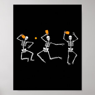 Póster Skeleton Halloween