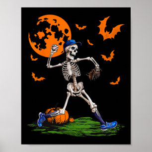 Póster Skeleton Halloween Halloween Hombres Temporada de 