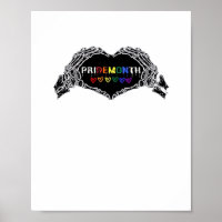 Skeleton Heart Hands LGBTQIA