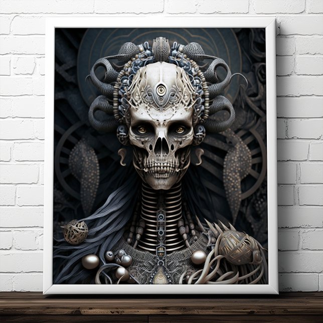 Póster Skeleton Poster de horror (Subido por el creador)