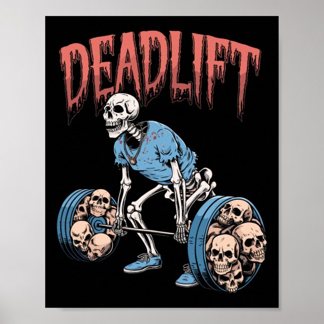 Póster Skeleton Skeletout de elevación-final de la salida (Frente)