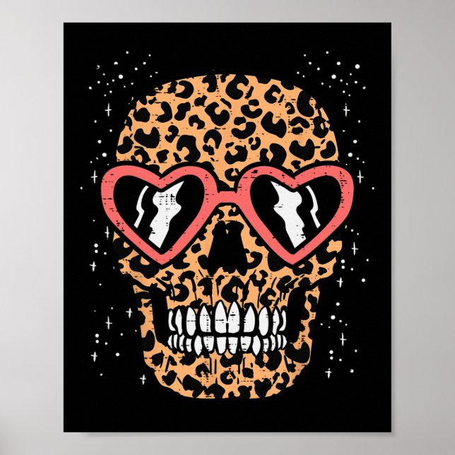 Póster Skeleton Skull Skeleton Mujeres divertidas de Hall (Frente)