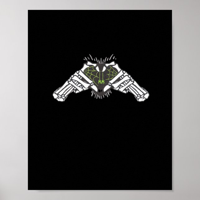 Póster Skeleton Spider Heart (Frente)