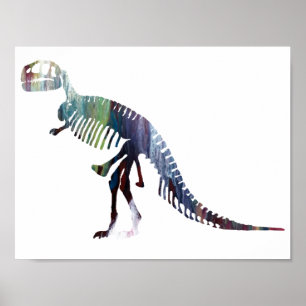 Póster Skeleton tirannosaurus