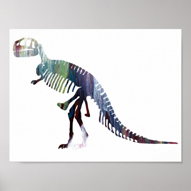 Póster Skeleton tirannosaurus (Frente)