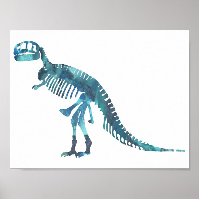 Póster Skeleton tirannosaurus (Frente)