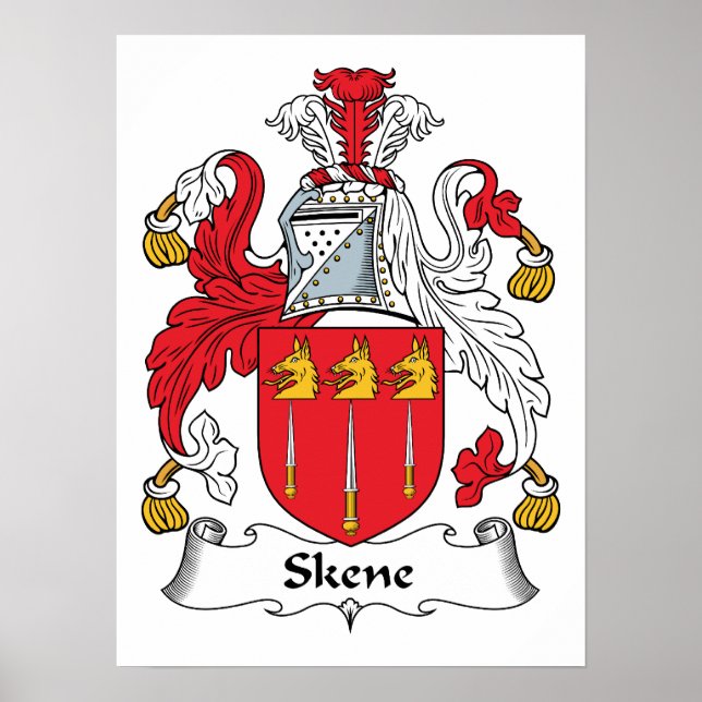 Póster Skene Family Crest (Frente)