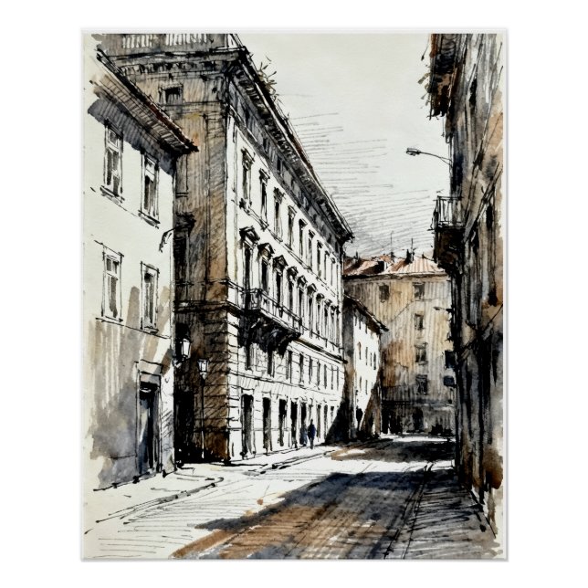 Póster Sketch (Anverso)