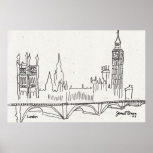 Póster Sketch de Londres