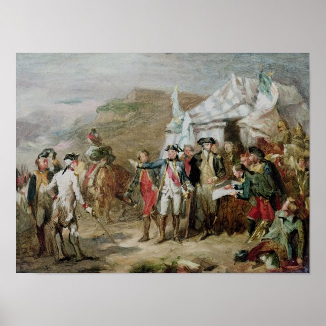 Póster Sketch for the Battle of Yorktown (Frente)