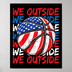 Póster Sketll 4 de julio Memes Usa Bandera Americana Noso