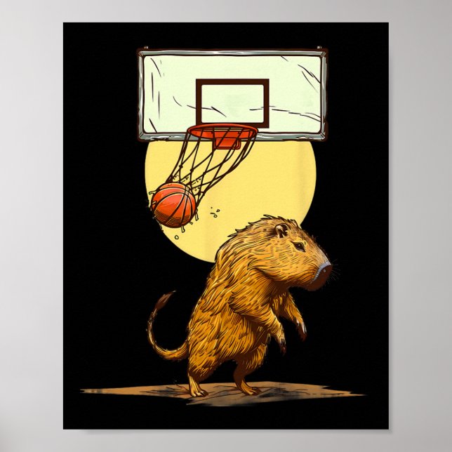 Póster Sketll Capyra Slam Dunk Bll Player Sketover (Frente)