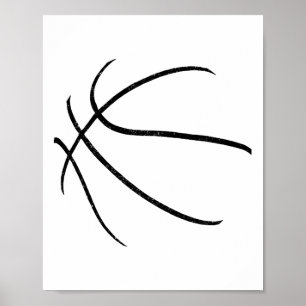 Póster Sketll Costume Bll Player Coach Sports Ller Regalo