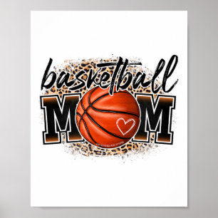 Póster Sketll Mom Leopard Sketll Senior Mom Mother Day