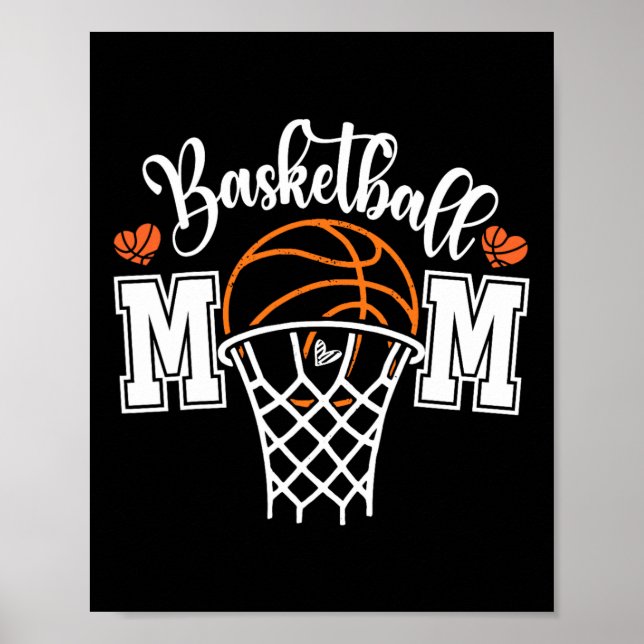 Póster Sketll Mom Shirt Mom Game Day Shirt Mothers Day  (Frente)