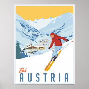 Póster Ski Austria