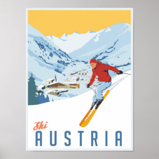 Póster Ski Austria