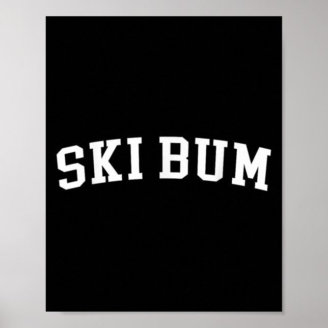 Póster Ski Bum (Frente)