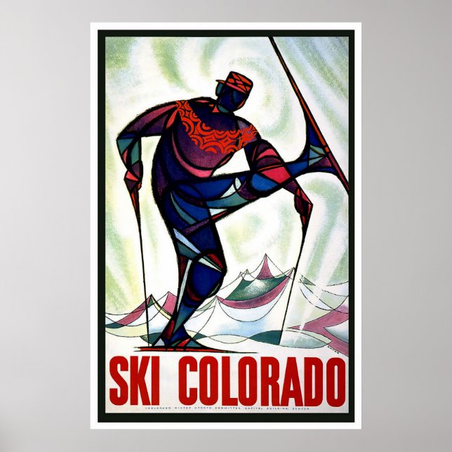 Póster Ski Colorado (Frente)