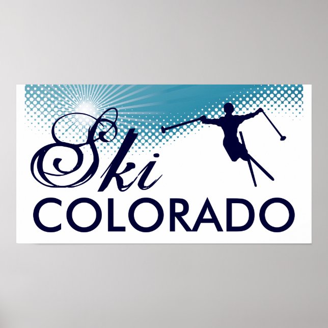 Póster ski colorado (Frente)