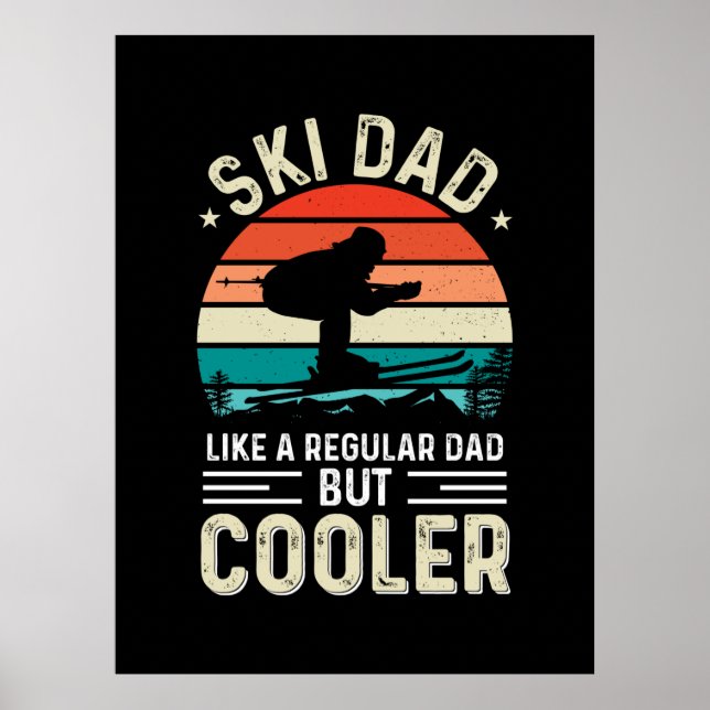 Póster Ski Dad (Frente)