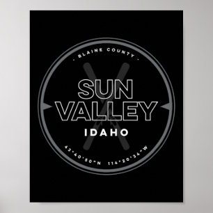 Póster Ski de Sun Valley Idaho