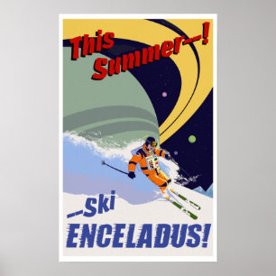 Póster ¡Ski Enceladus!
