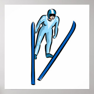 Póster Ski Jump