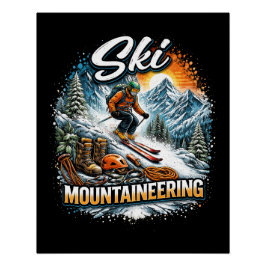 Póster Ski Mountaineering