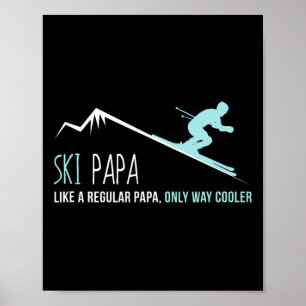 Póster Ski Papa
