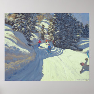 Póster Ski Trail Lofer 2004