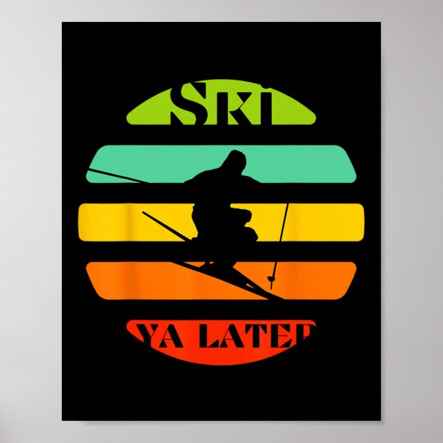 Póster Ski Ya más tarde (Frente)