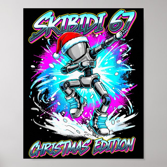 Póster Skibidi 67 Christmas Edition Dance  (Frente)