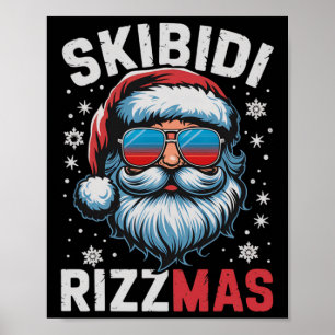 Póster Skibidi Rizzmas Niños Camisas Hombres Mujeres Navi