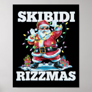 Póster Skibidi Rizzmas Niños Camisas Hombres Mujeres Navi