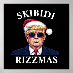 Póster Skibidi Rizzmas vuelve a hacer grandes Navidades