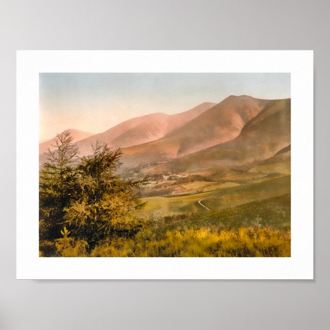 Póster Skiddaw, Keswick, Lake District England (Frente)