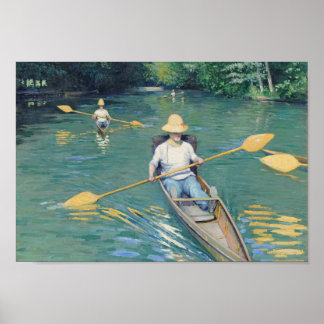 Póster Skiffs - Gustave Caillebotte