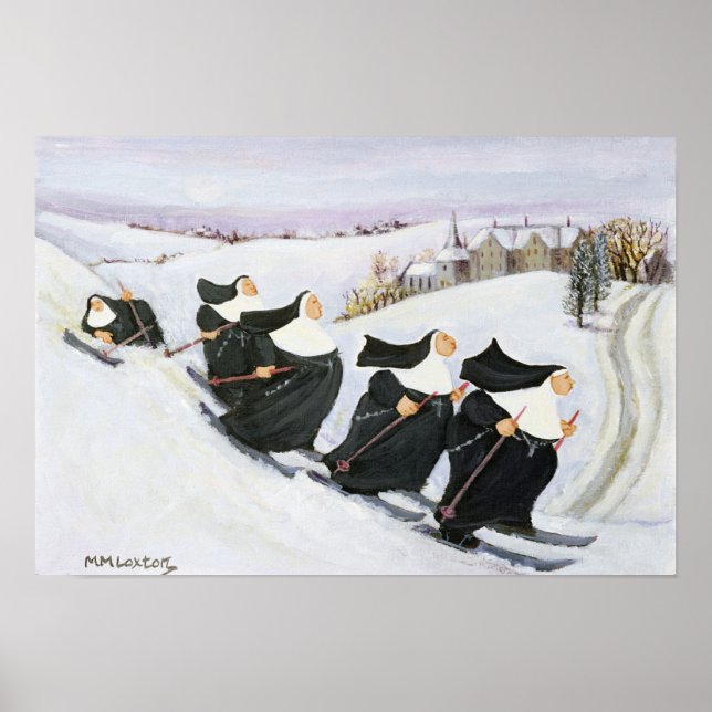 Póster Skiing (Frente)