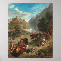 Skirmishing árabe - Bella Artes Eugène Boudin