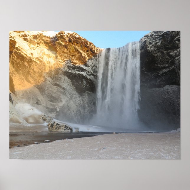 Póster Skogafoss Iceland (Frente)