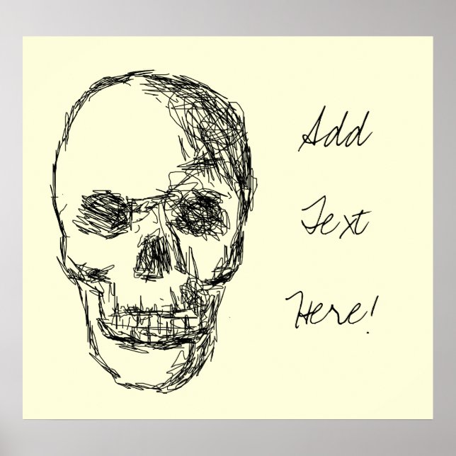 Póster Skull. (Frente)
