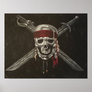 Póster Skull and Cross Bones