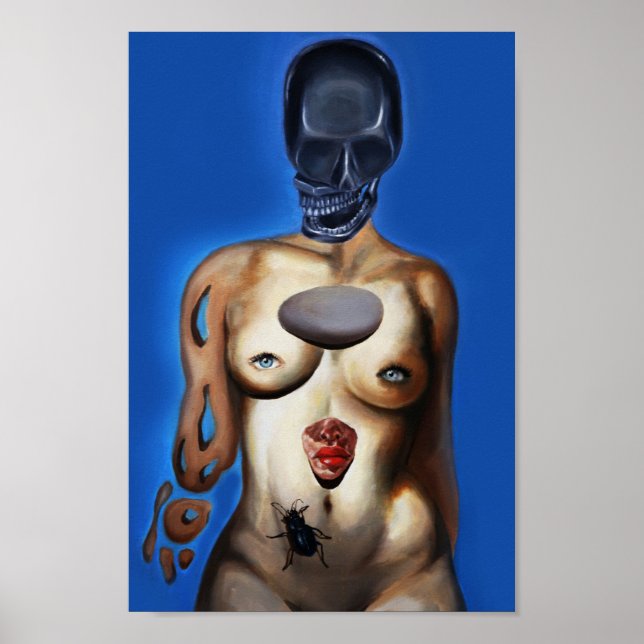 Póster Skull Girl Poster (Frente)