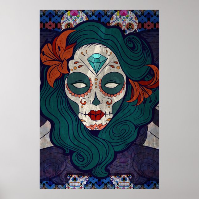 Póster Skull Ladies (Frente)