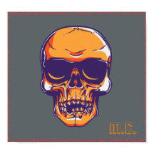 Skull M.C. Biker Eerie Naranja
