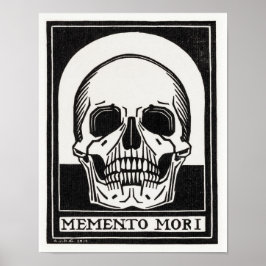Póster Skull Memento Mori por Julie de Graag