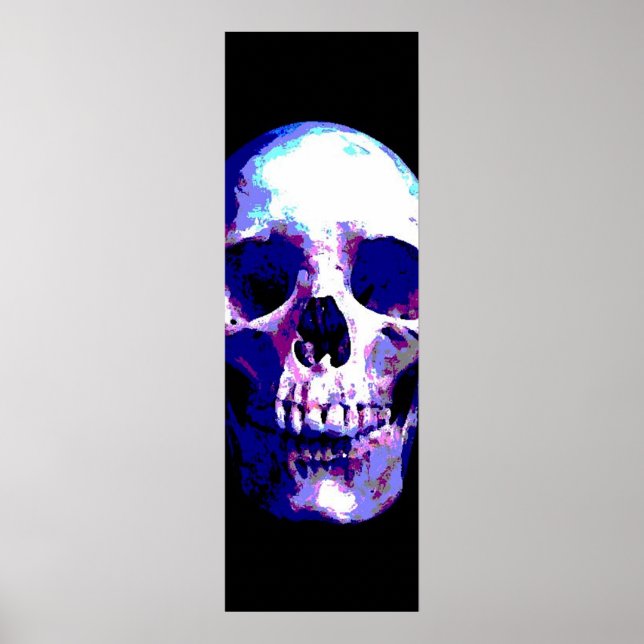 Póster Skull Pop Art (Frente)