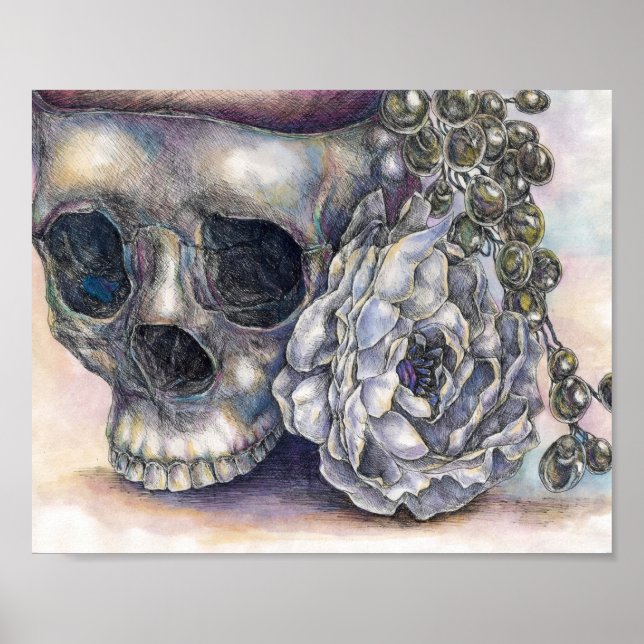 Póster Skull Print (Frente)