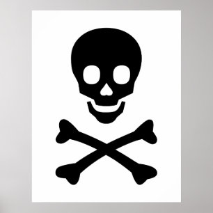 Póster Skull y Crossbone